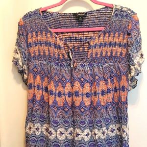 Bohemian Top by Lucky Brand Size 2x